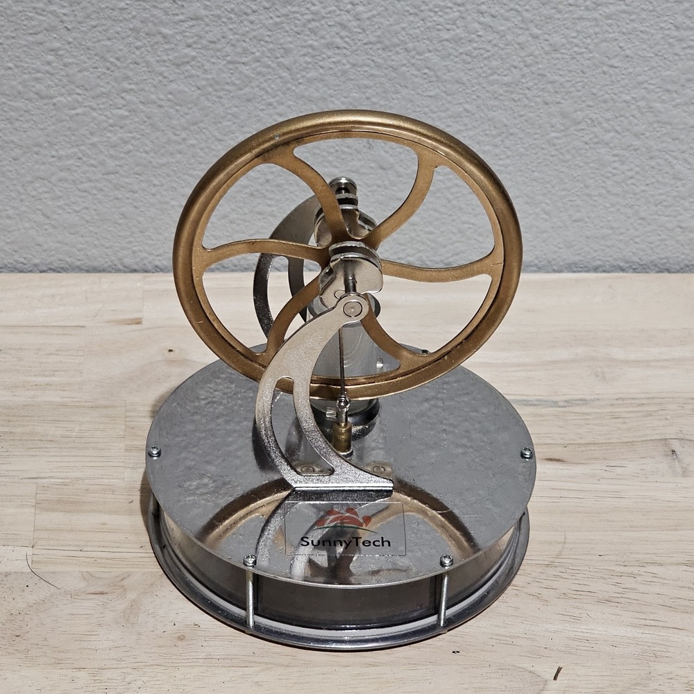 Sunnytech Low Temperature Stirling Engine Motor Steam Heat Education Toy Works